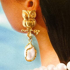 Byzantine Owl Earrings