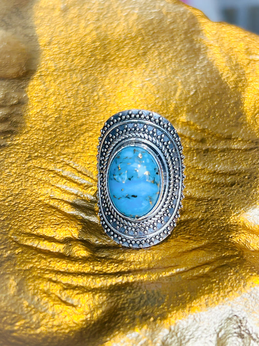Bohemian Turquoise Ring