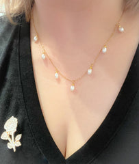 Dewdrop Pearl Necklace