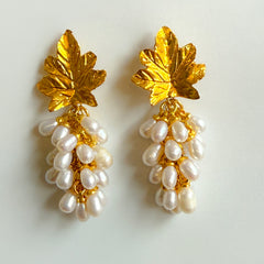 Pearly Grapes Earrings