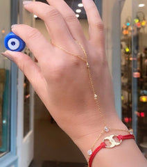 Moondrops Ring Bracelet (Gold)