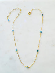 Evil Eye Choker (Gold)