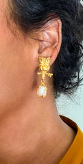 Byzantine Owl Earrings