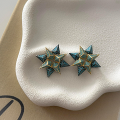 Turquoise Starburst Earrings
