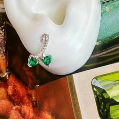 Emerald Cherry Earrings