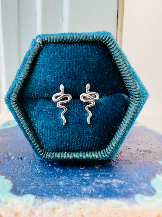 Mini Charmed Earrings (Silver)