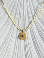 Evil Eye Gold Necklace
