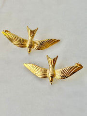 Golden Swallow Earrings