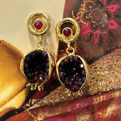 Pomegranate Artisan Earrings
