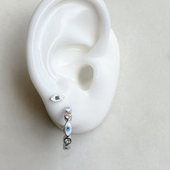 Evil Eye Hoops