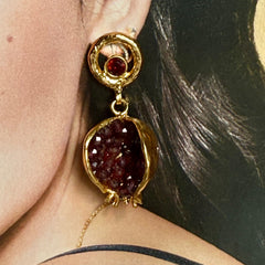 Pomegranate Artisan Earrings