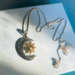 Mystic Moon Necklace (Two-toned)