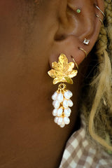 Pearly Grapes Earrings