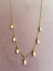 Dewdrop Pearl Necklace