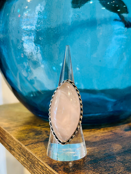 Rose Quartz Ring