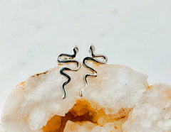 Mini Charmed Earrings (Silver)