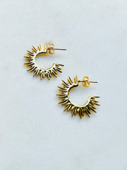 Mini Sunburst Earrings