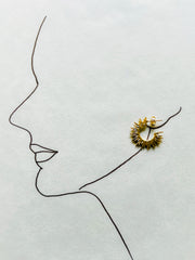 Mini Sunburst Earrings