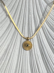 Evil Eye Gold Necklace