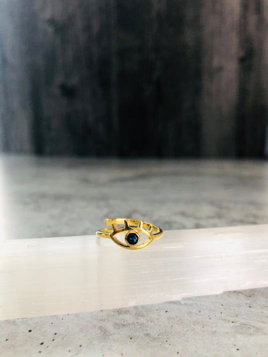 Evil Eye Ring ( Gold)