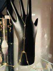 Moondrops Ring Bracelet (Gold)