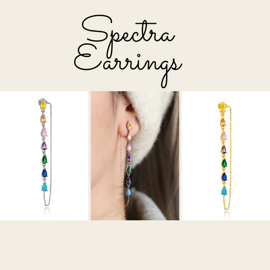 Spectra Earrings (Silver)
