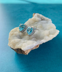 Blue Sparkle Earrings
