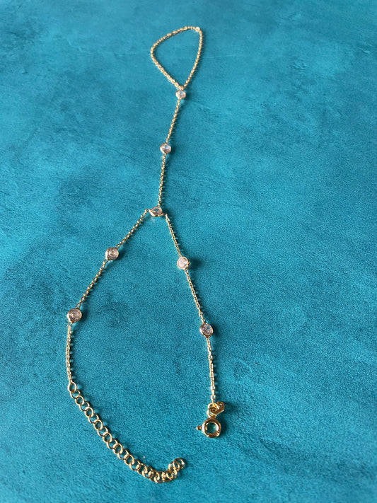 Moondrops Ring Bracelet (Gold)