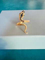 Sapphire Serpent Ring