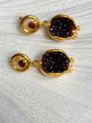 Pomegranate Artisan Earrings