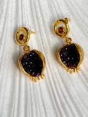 Pomegranate Artisan Earrings