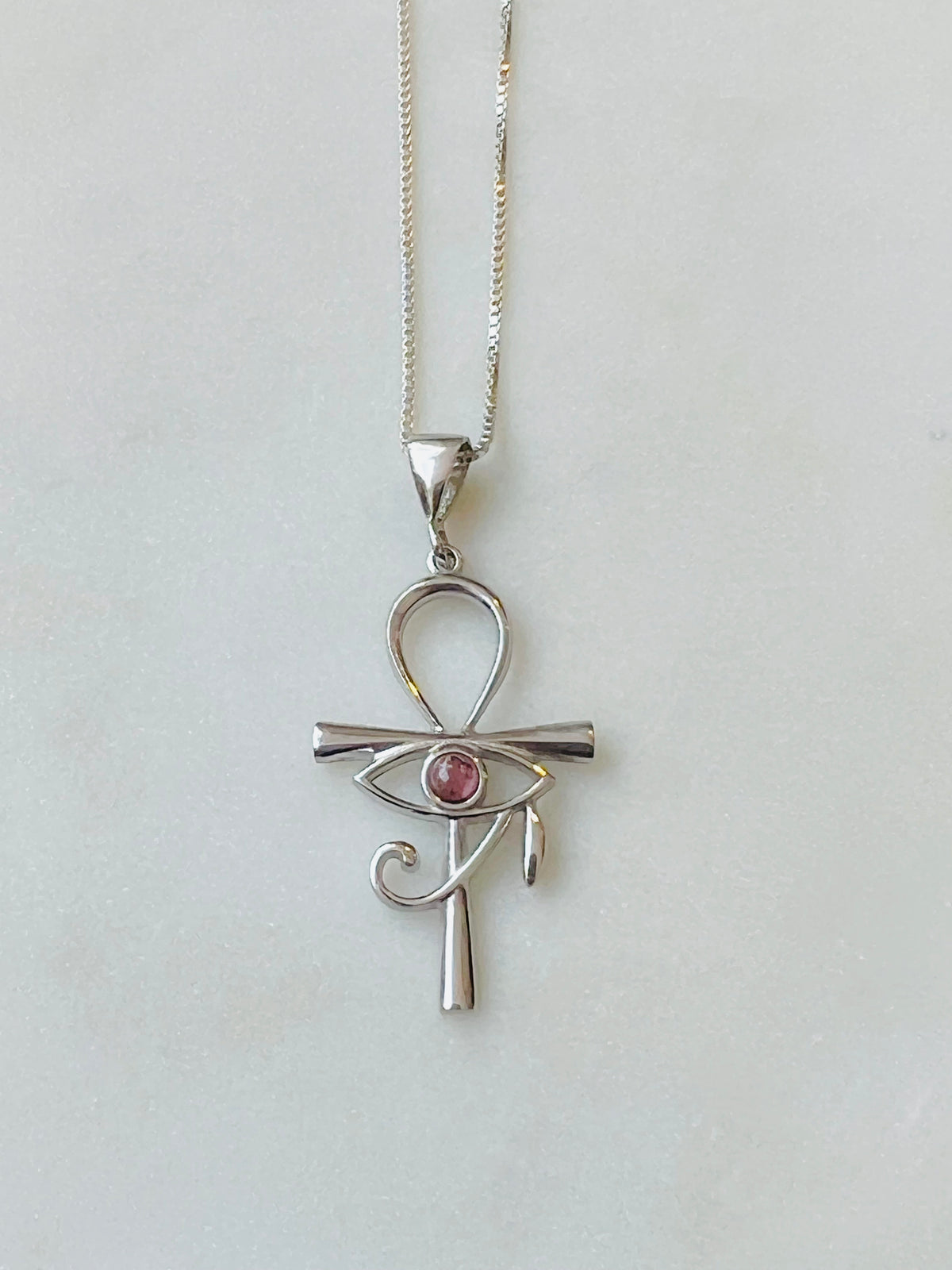 Ankh Necklace (Silver)