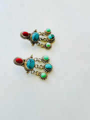 Bohemian Vintage-Inspired Statement Earrings