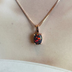 Fire Opal Necklace