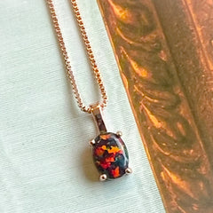 Fire Opal Necklace