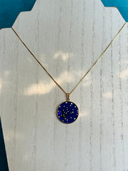 Golden Starry Night Necklace