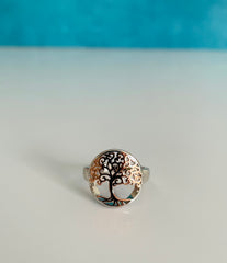 Tree of Life Ring (Two-Toned)