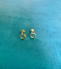 Mini Circle Earrings