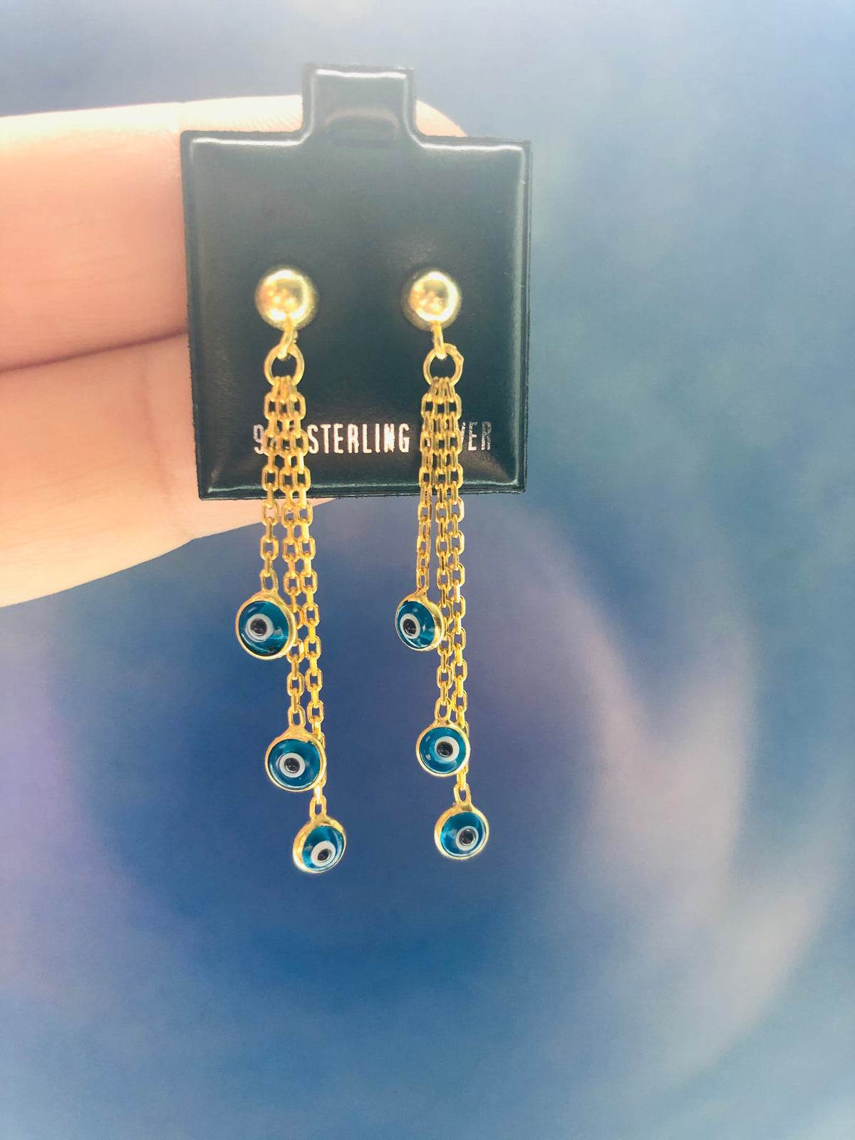 Blue Eyes Earrings