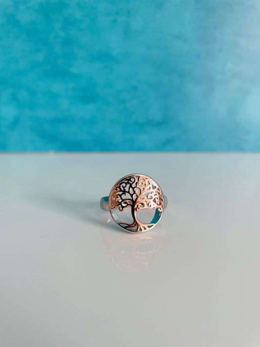 Tree of Life Ring (Two-Toned)