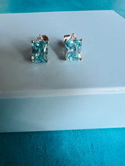 Aqua Earrings